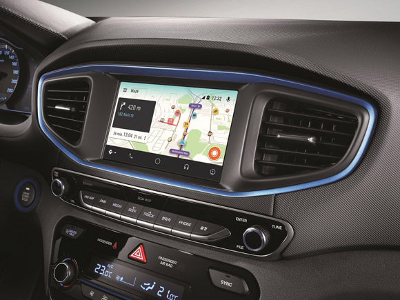 THE HYUNDAI IONIQ GETS AN AUDIO VISUAL NAVIGATION SYSTEM UPGRADE