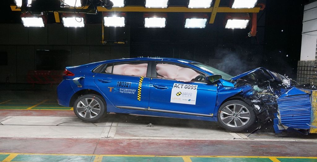 HYUNDAI IONIQ HYBRID DECLARED ONE OF THE SAFEST CARS WITH FIVE-STAR ASEAN NCAP RATING