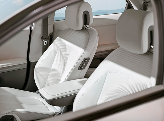 eco processed leather seats