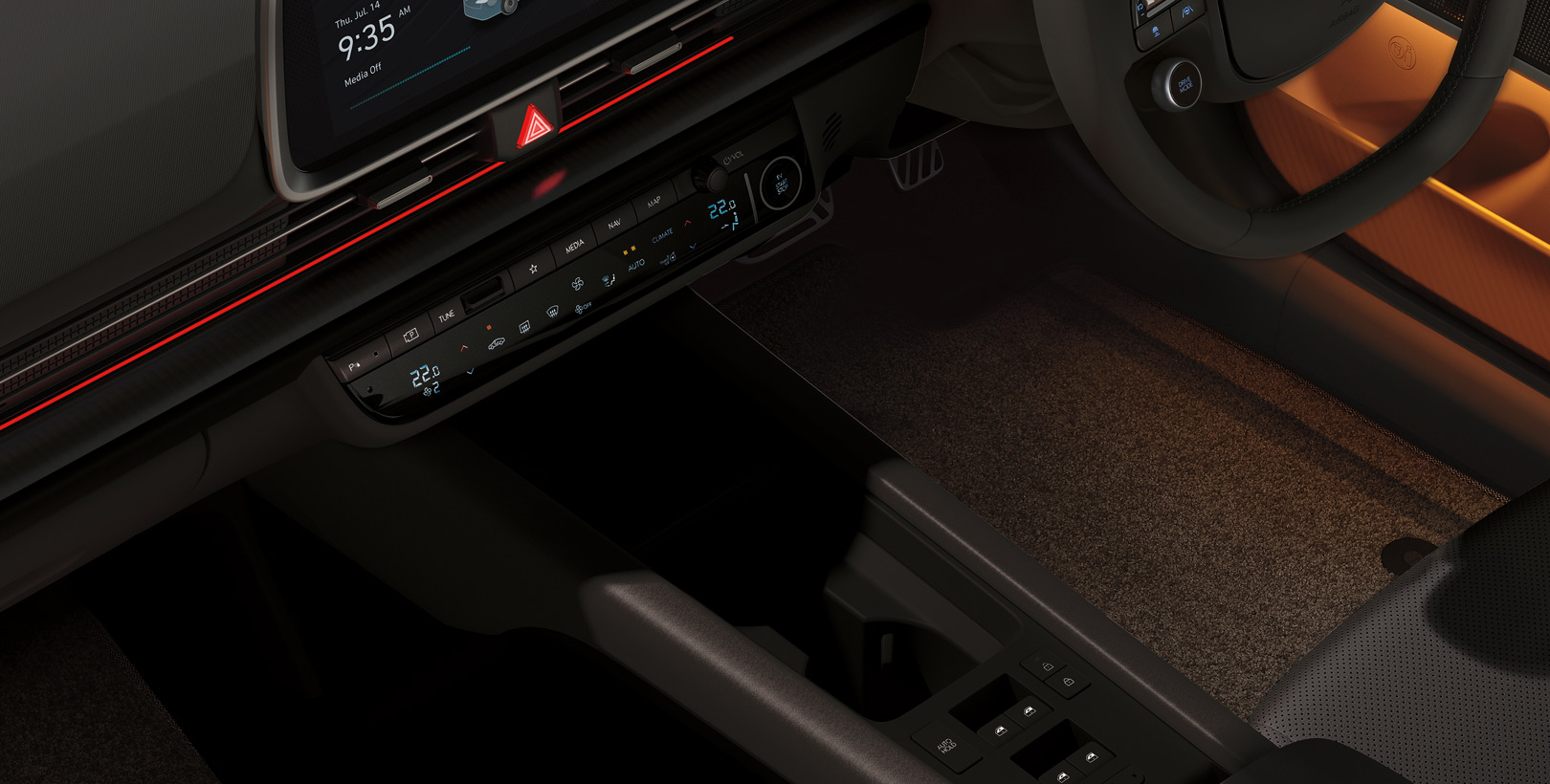 Bridge-type Center Console