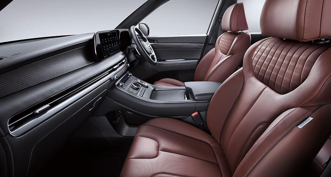 Hyundai Palisade - Burgundy Color Package Interior
