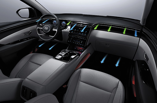 Hyundai Tucson - Full-auto air conditioning system